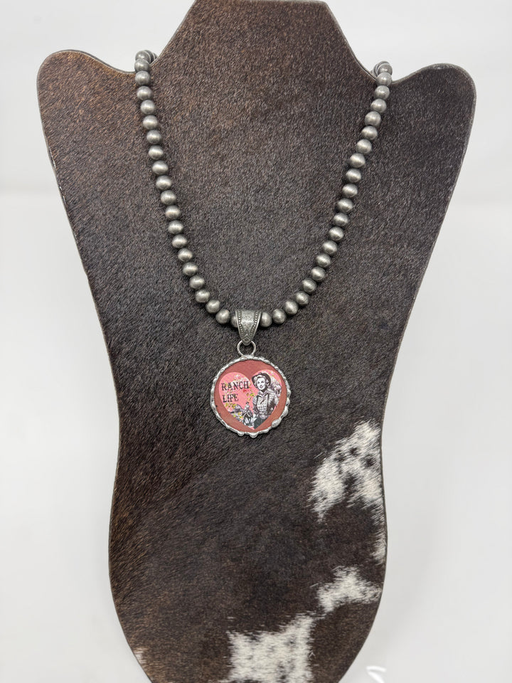 Vintage Bottle Cap Navajo Strand Necklace - 3 Designs