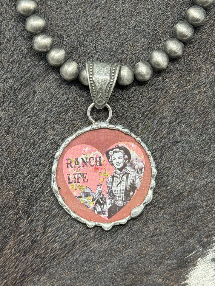 Vintage Bottle Cap Navajo Strand Necklace - 3 Designs