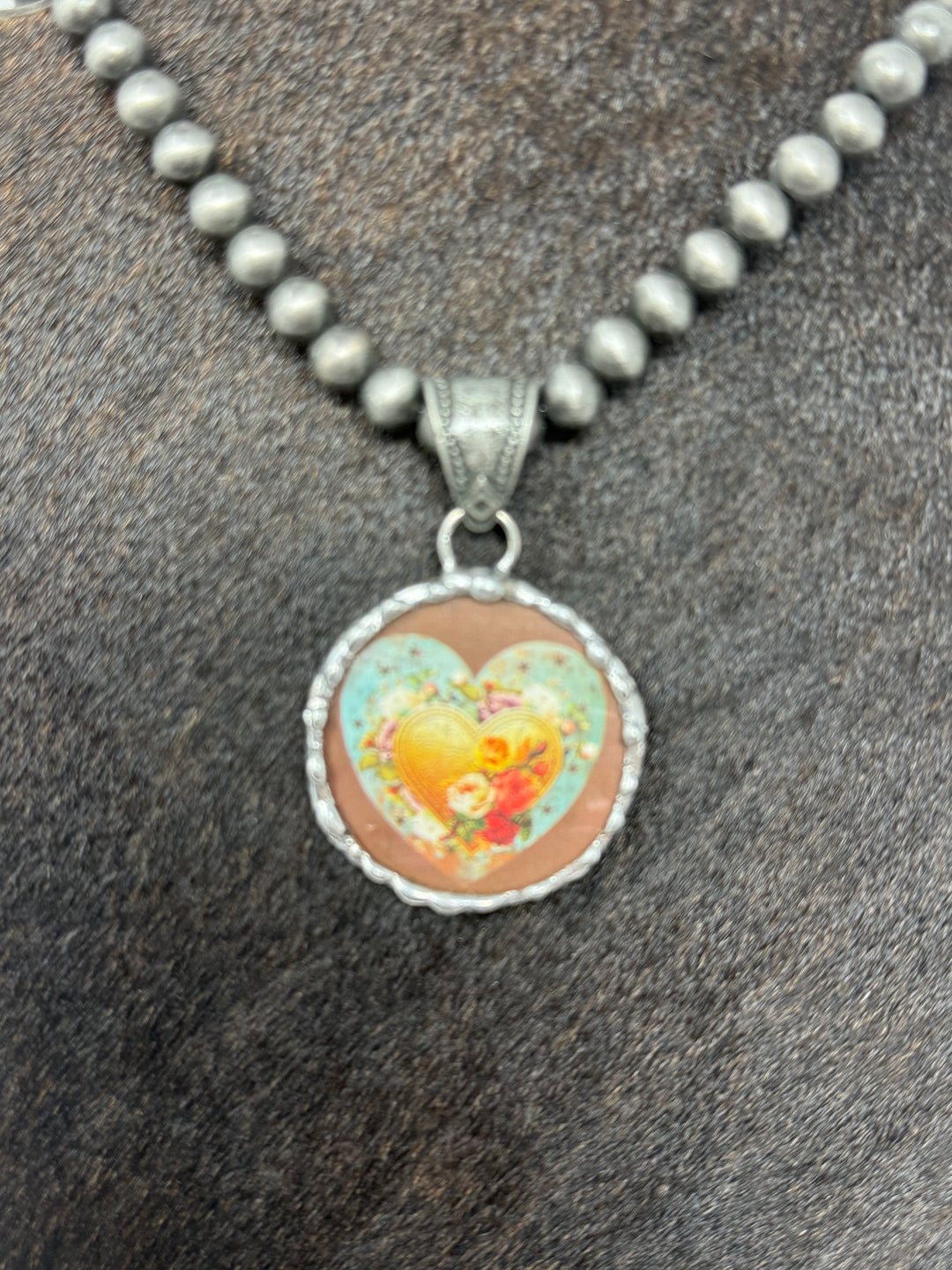 Vintage Bottle Cap Navajo Strand Necklace - 3 Designs