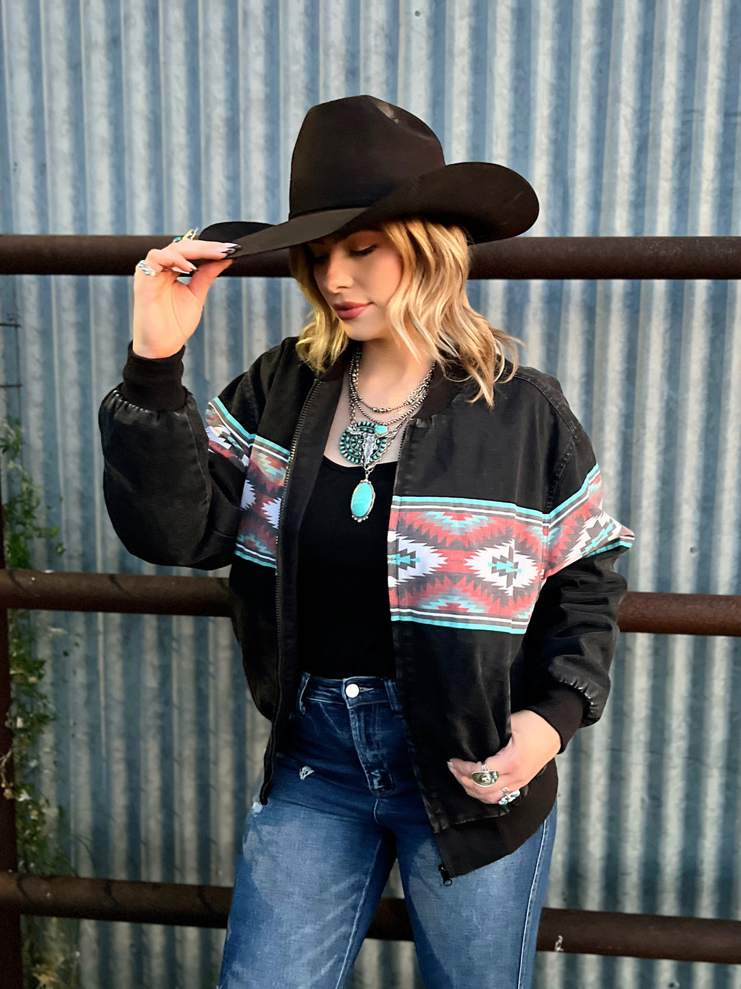 Sterling Kreek 90's Vibes Bomber Jacket | gussieduponline