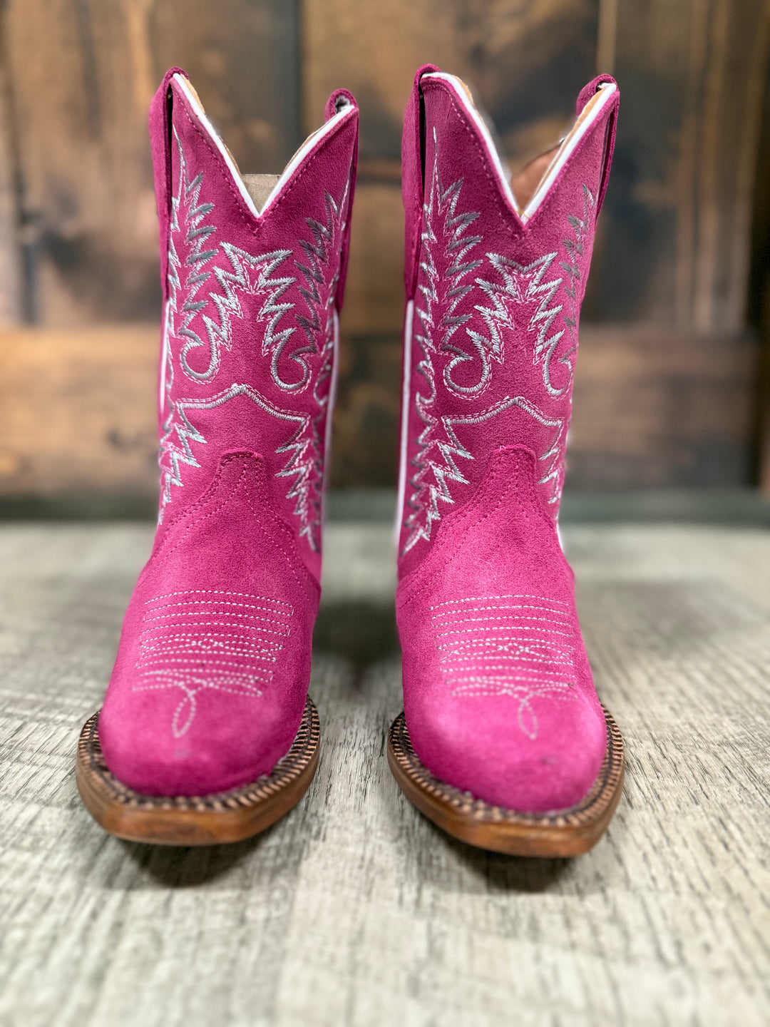 KIDS Tanner Mark Pink Roughy Boots