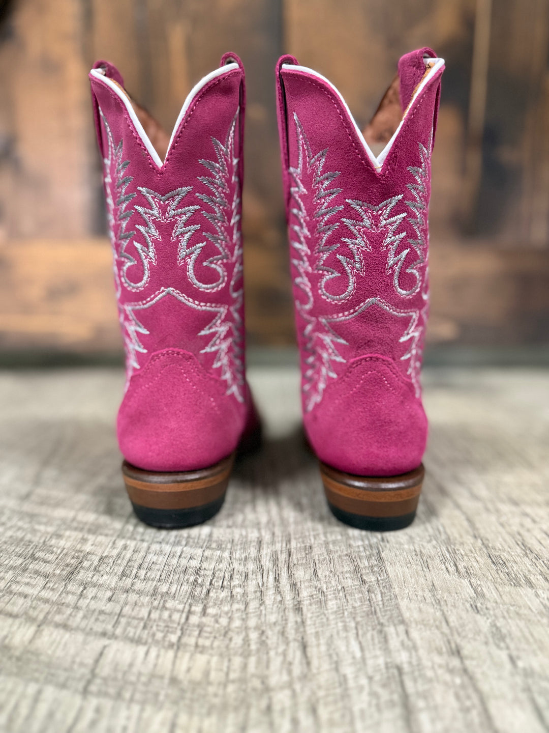 KIDS Tanner Mark Pink Roughy Boots