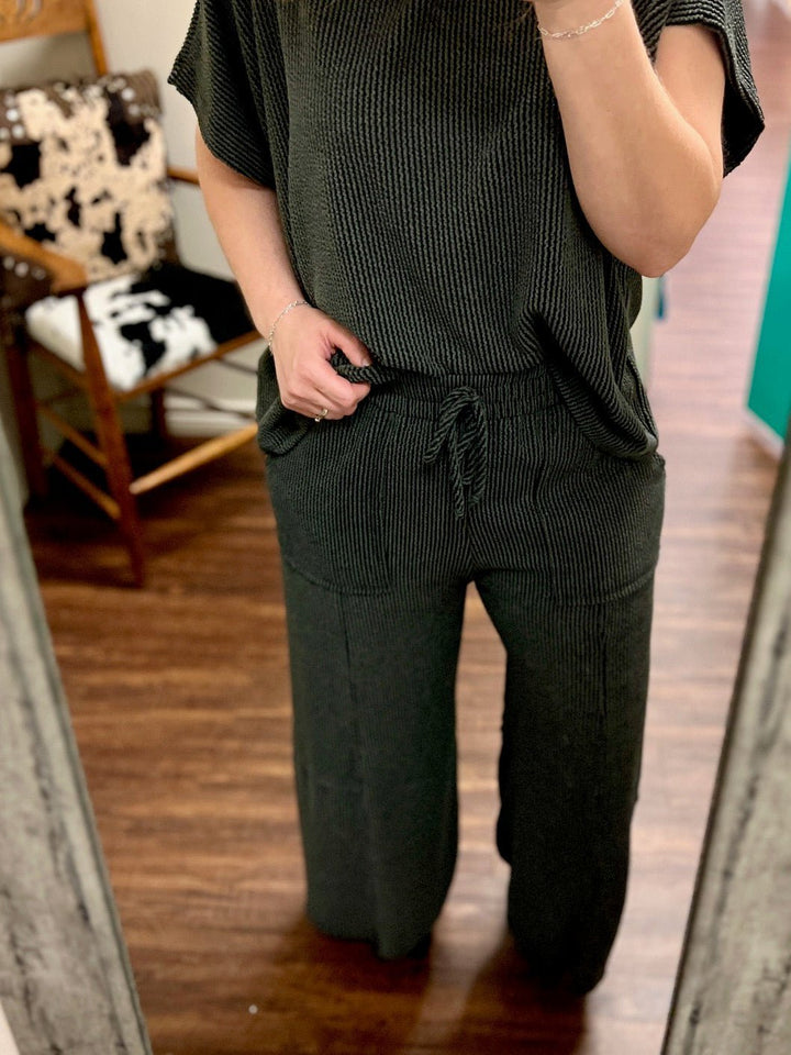 PLUS Charcoal Kick Back Lounger Pants | gussieduponline