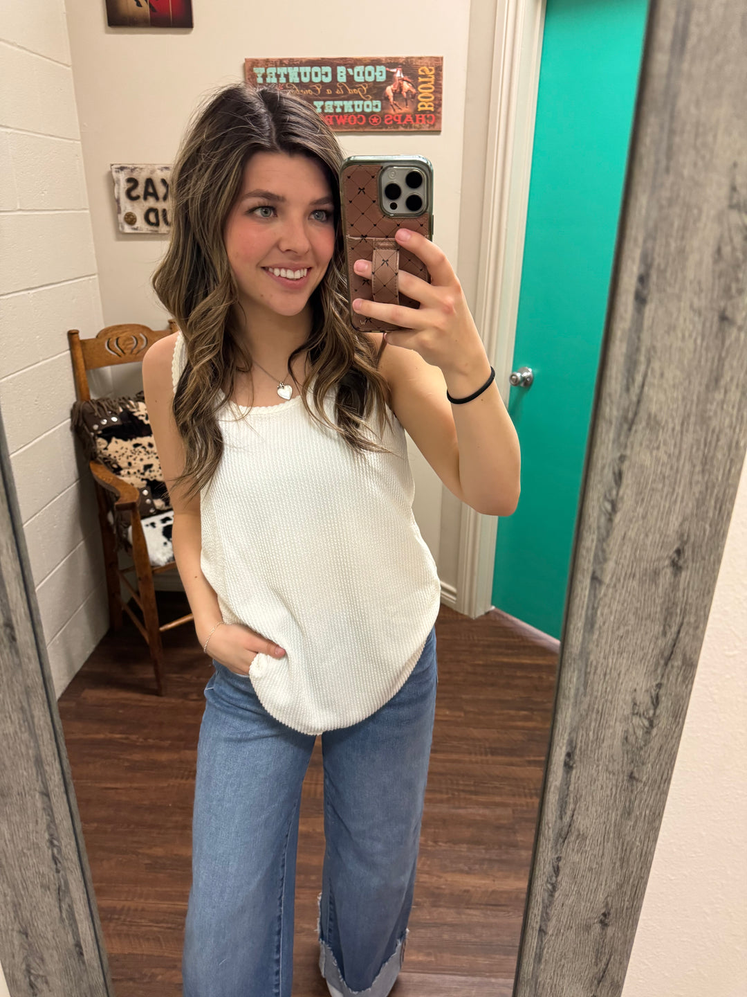 Kick Back Racer Back Full Length Tanks - 4 Colors