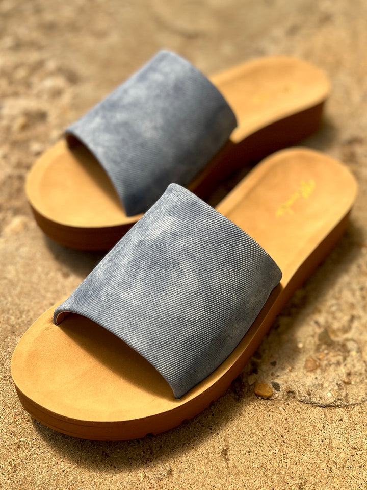 Vera Denim Slides I Gussied Up Online