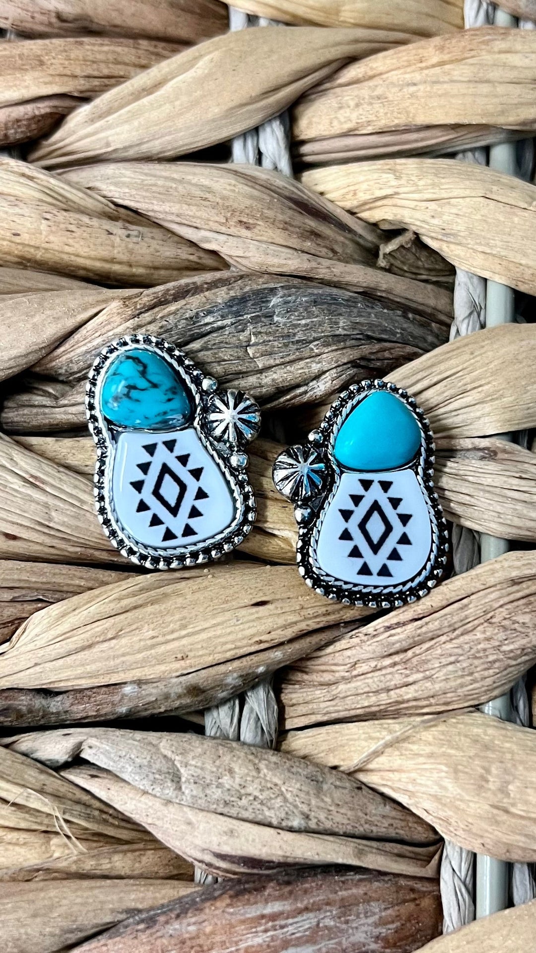 By My Side Turquoise Earrings | gussieduponline