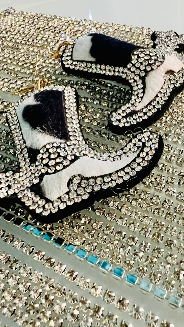 Puffed Up Boot Earrings | gussieduponline