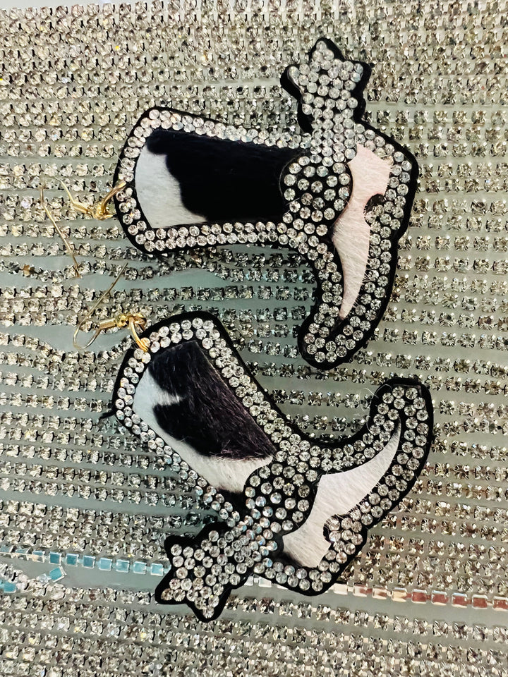 Puffed Up Boot Earrings | gussieduponline