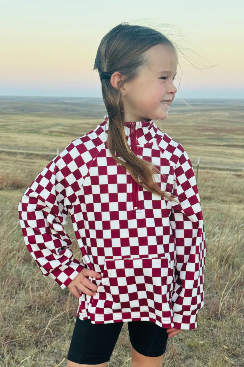 KIDS SK Maroon Pep Rally Pullover