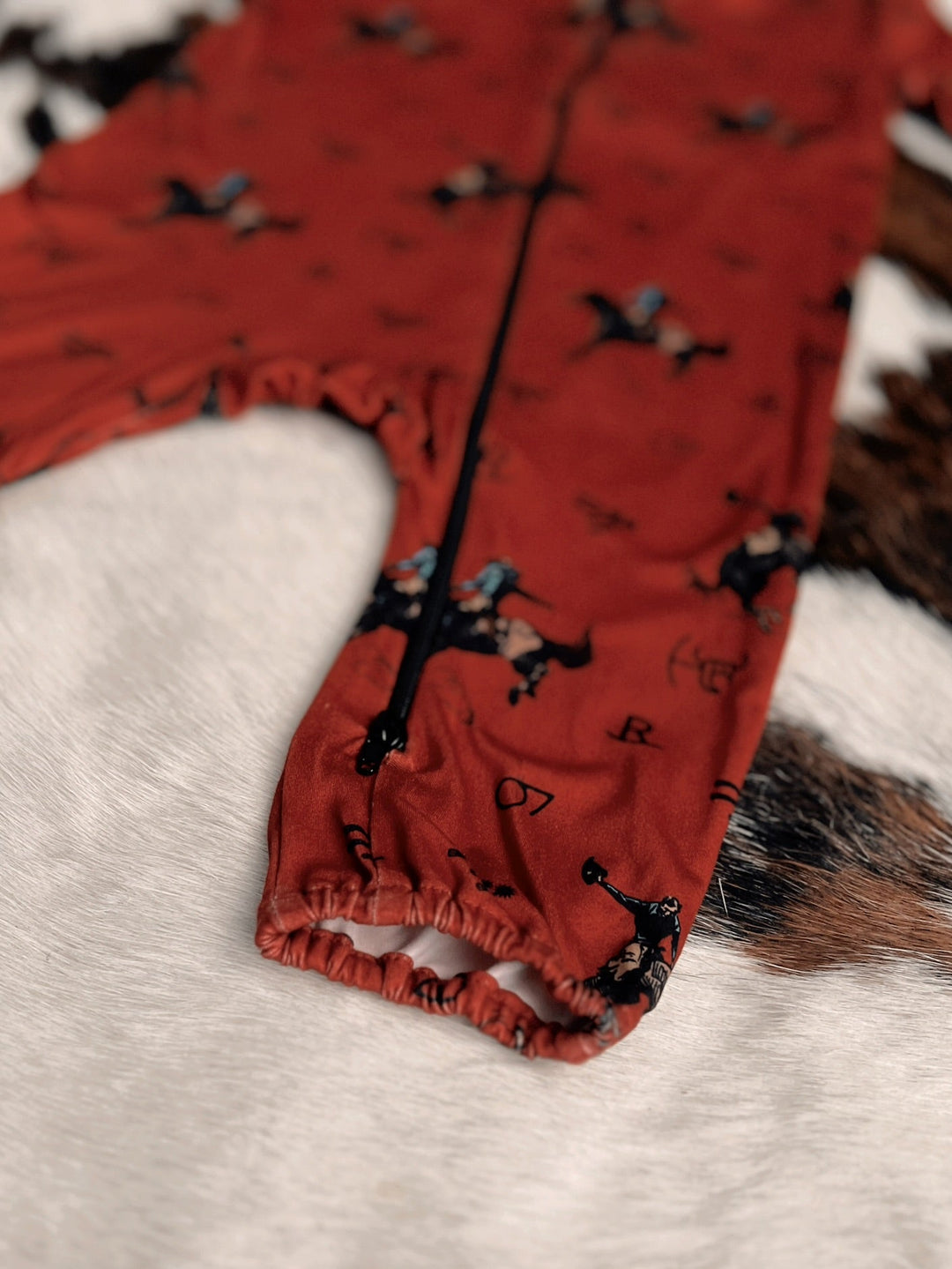 Kid's Vintage Bronc Red Jumpsuit | gussieduponline