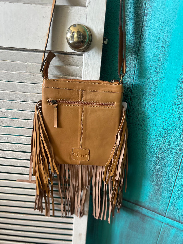 Leopard & Saddle Blanket Fringe Crossbody*