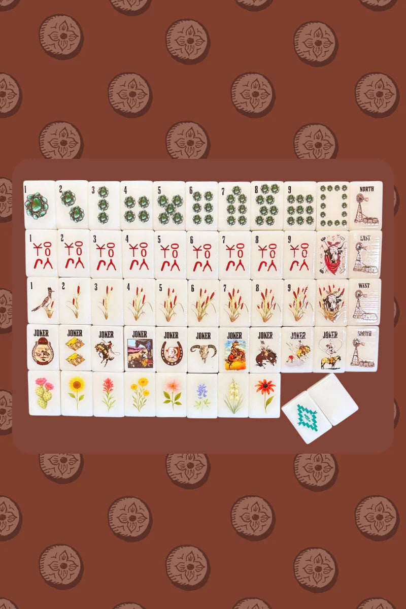 Sterling Kreek Wild West Mahjong Set