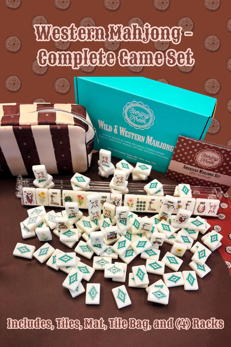 Sterling Kreek Wild West Mahjong Set