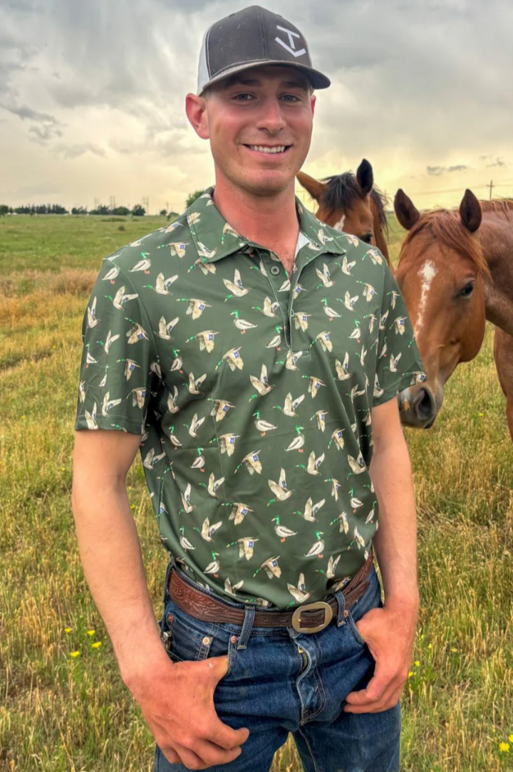 Mens Sterling Kreek Flee The Flock Polo