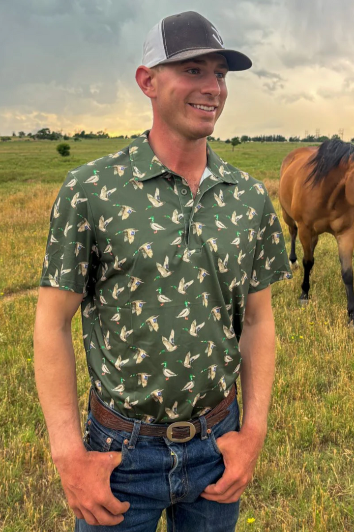 Mens Sterling Kreek Flee The Flock Polo