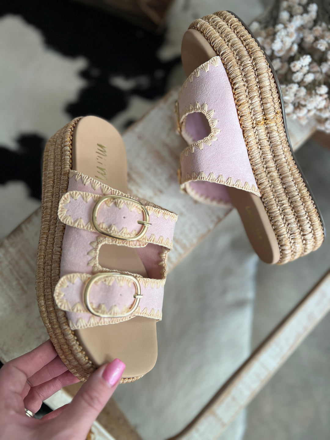 Miim Heidi Pink Platform Sandals*