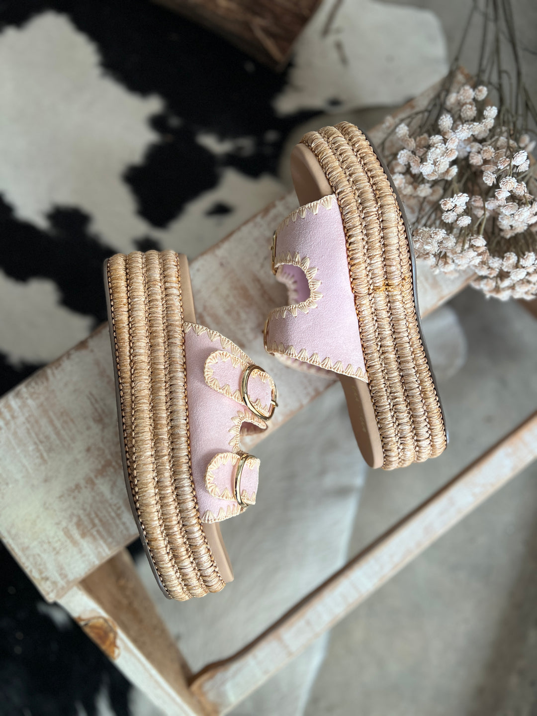 Miim Heidi Pink Platform Sandals*