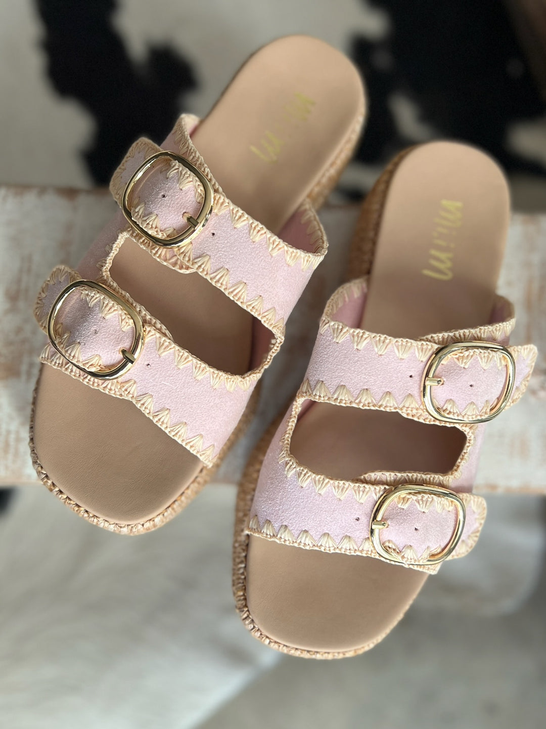 Miim Heidi Pink Platform Sandals*