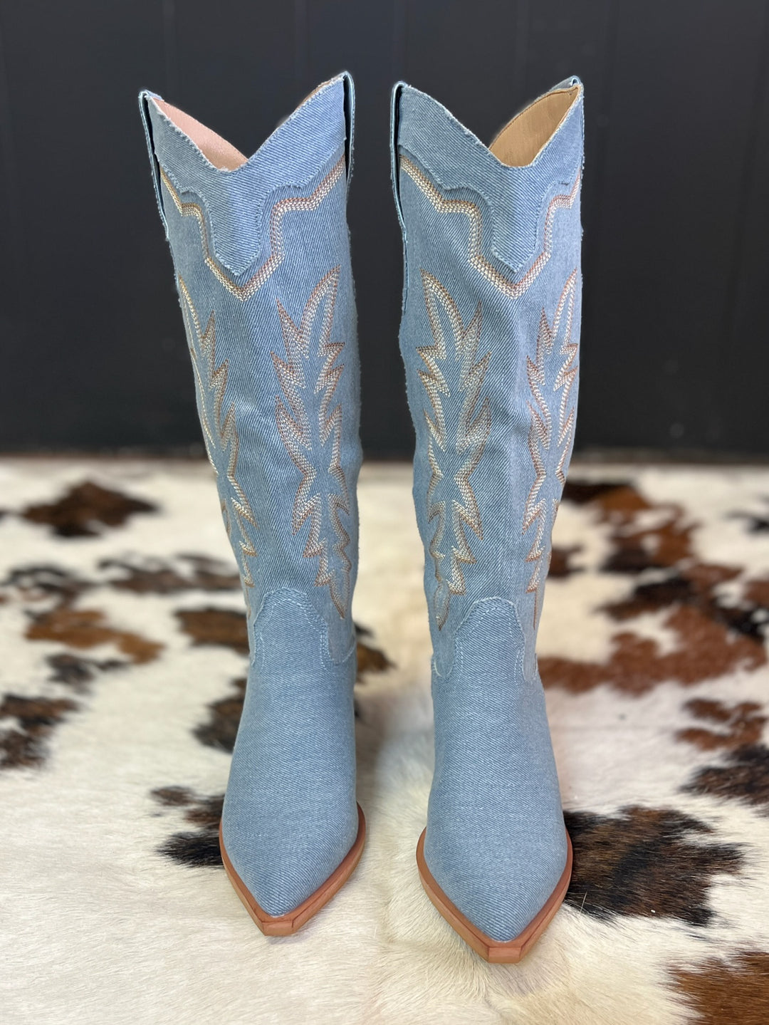 Miim Indigo Denim Boots