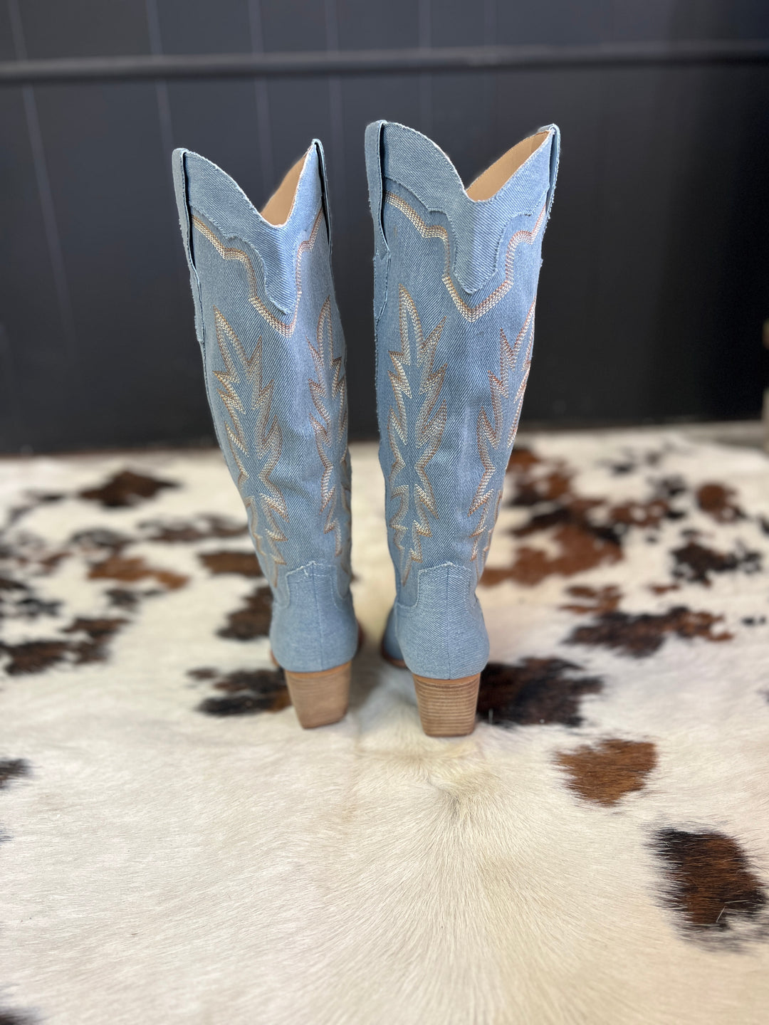 Miim Indigo Denim Boots