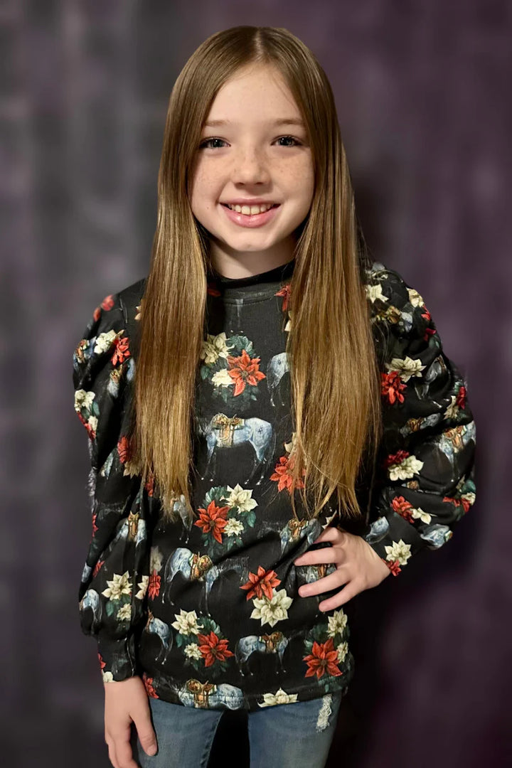 KIDS Sterling Kreek Roan In Bloom Top