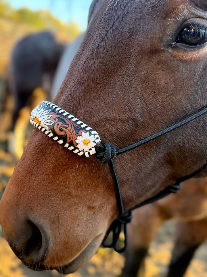 Myra Tooled Leather Horse Halter | gussieduponline