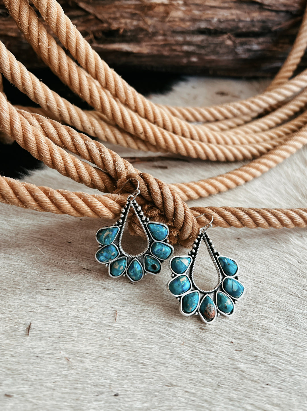 Natural Stone Inspired Gemstone Earrings | gussieduponline