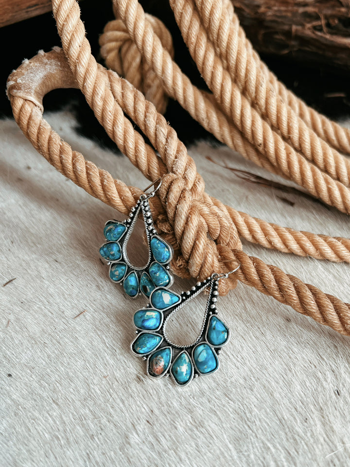 Natural Stone Inspired Gemstone Earrings | gussieduponline