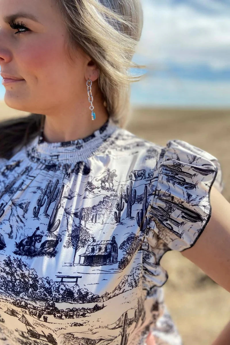 Sterling Kreek The Old Days Babydoll Top