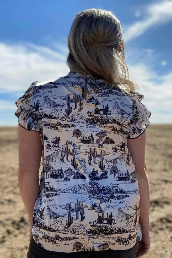 Sterling Kreek The Old Days Babydoll Top