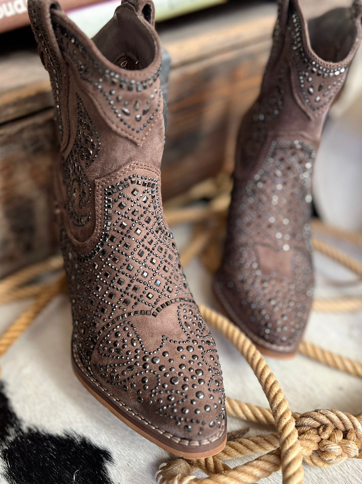 On My Own Brown Booties | gussieduponline