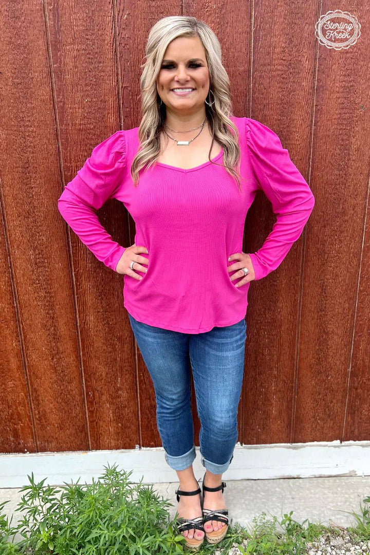 Plus Something Classy Pink Top | gussieduponline