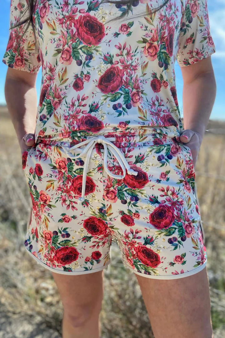 Sterling Kreek Porcelain Petals Shorts