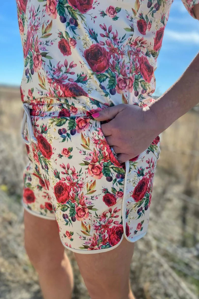 Sterling Kreek Porcelain Petals Shorts