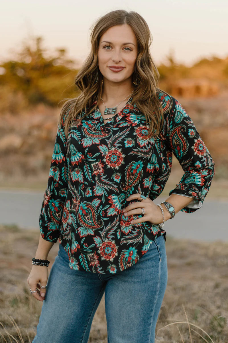 Sterling Kreek Prairie Bloom Top
