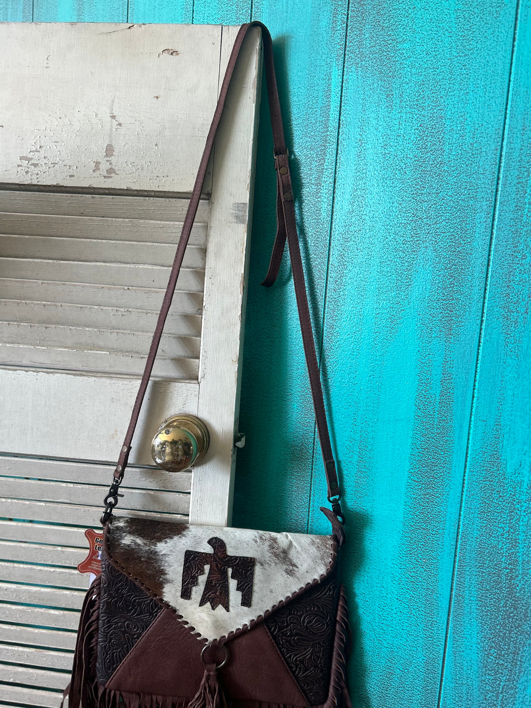 Prescott Thunderbird Hair On Hide Crossbody- 3 Variants