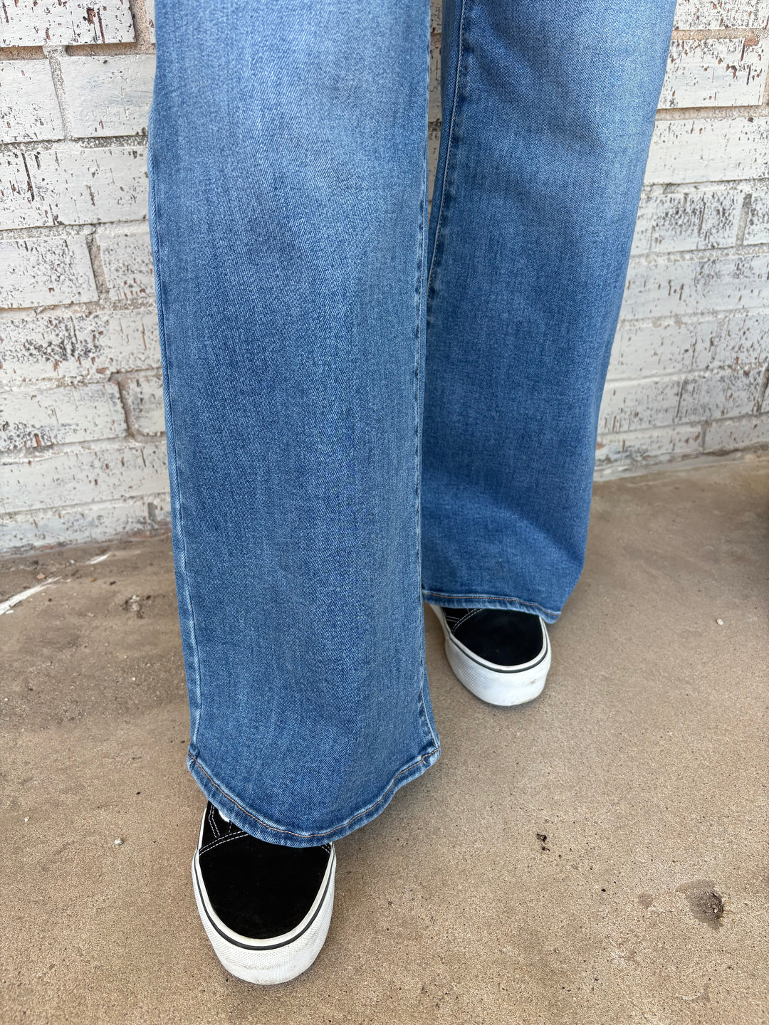 Risen High Rise Wide Leg Jean