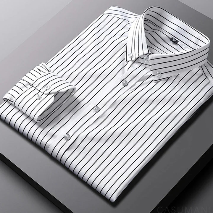 Jermaine | Relaxed Striped Cotton Shirt