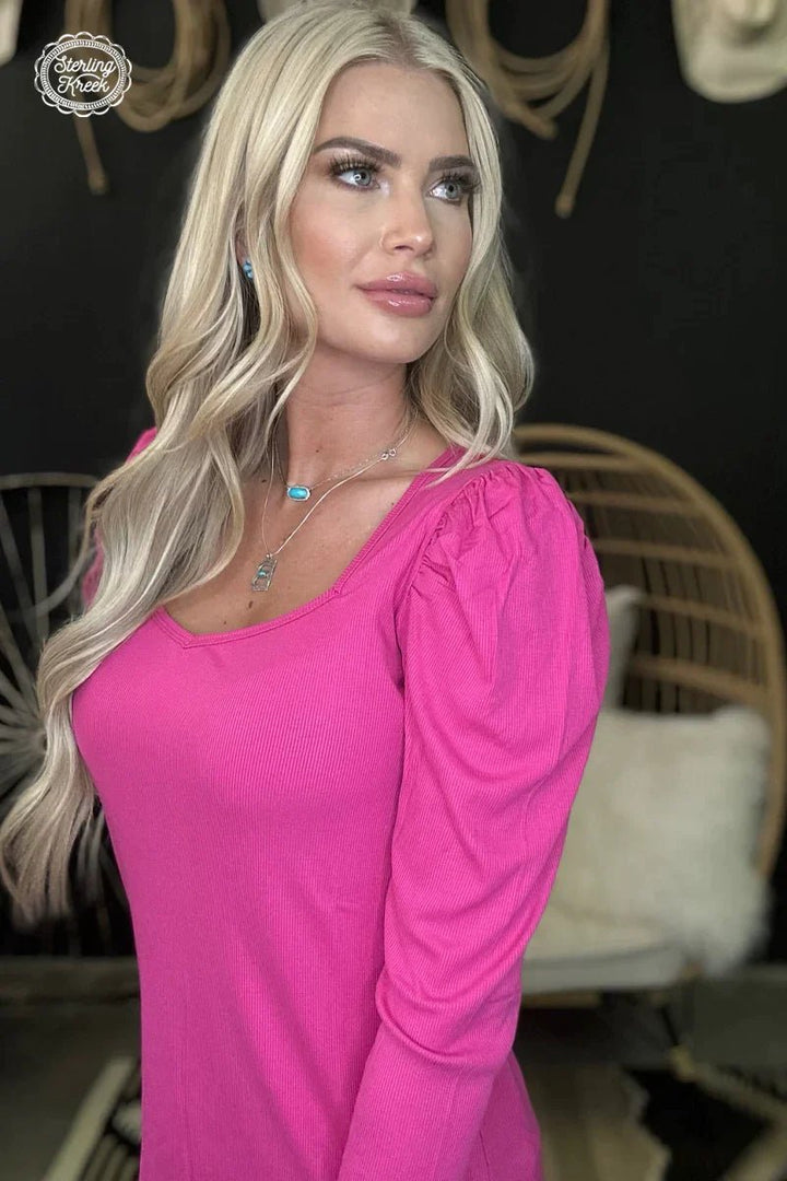 Plus Something Classy Pink Top | gussieduponline