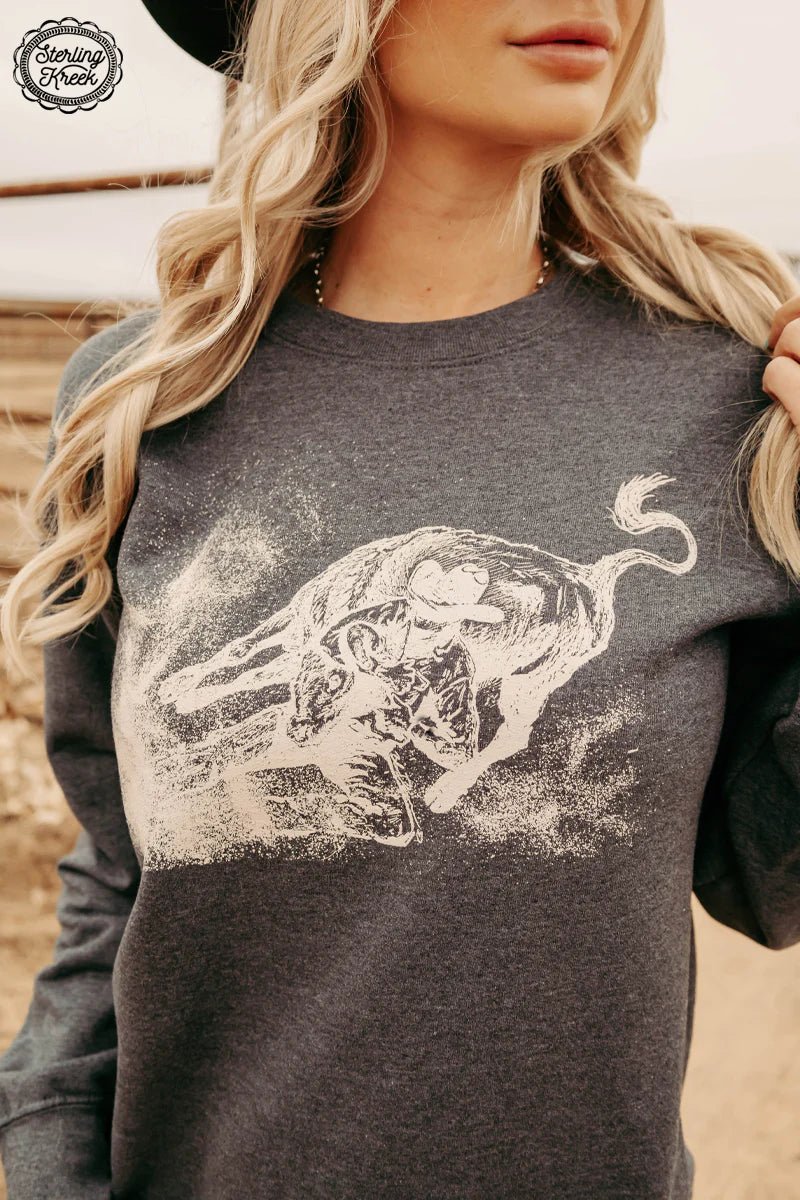 Steer Wrestler Sweatshirt | gussieduponline