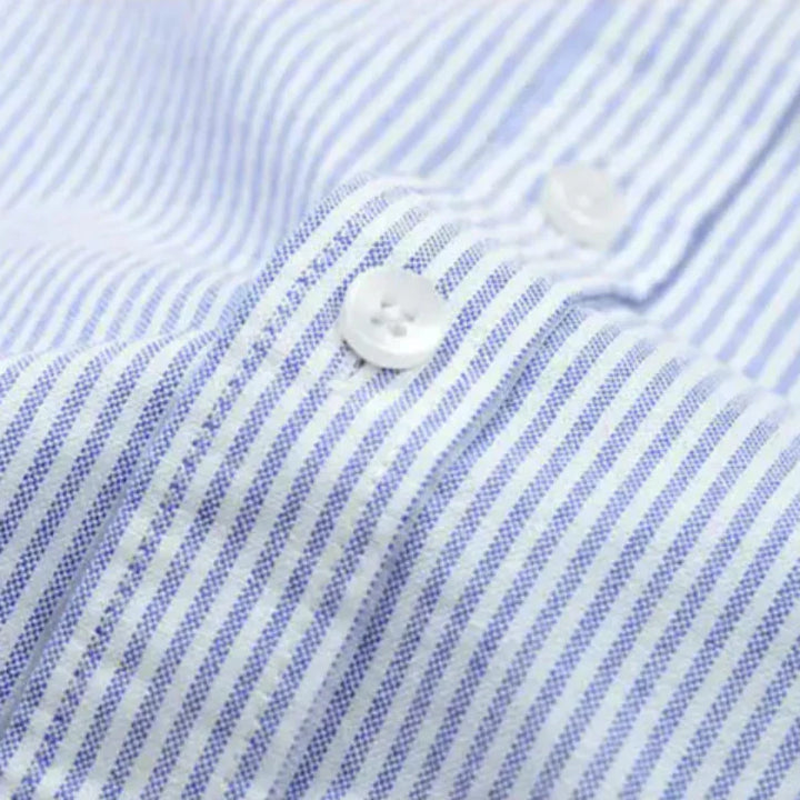 Devon | Modern Striped Cotton Shirt