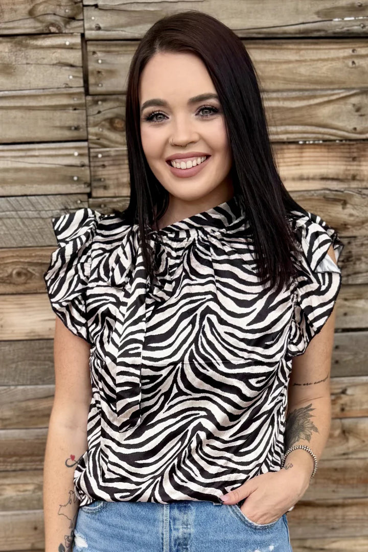 Sterling Kreek Savanna Stripe Top