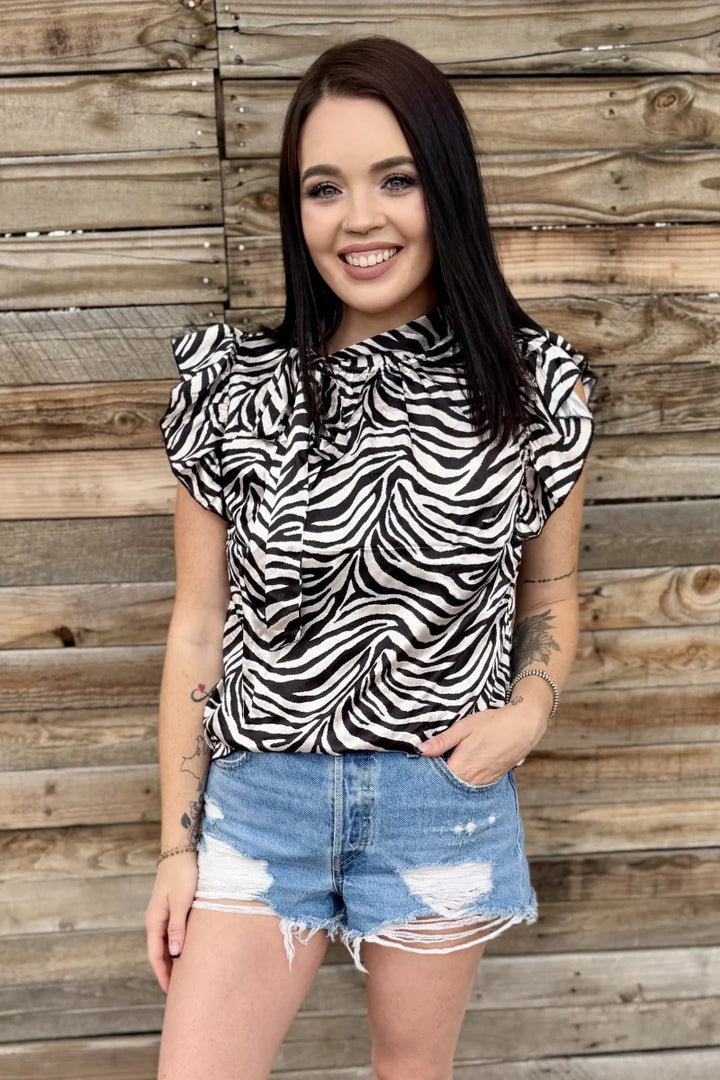 Sterling Kreek Savanna Stripe Top