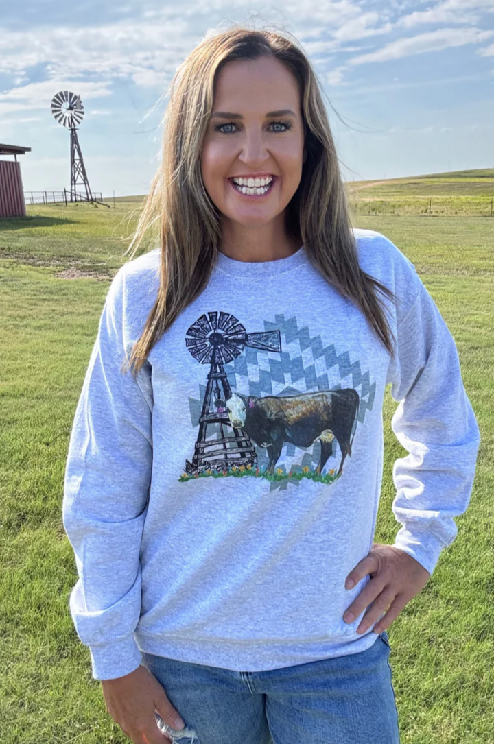 Sterling Kreek Painted Black Betty Pullover