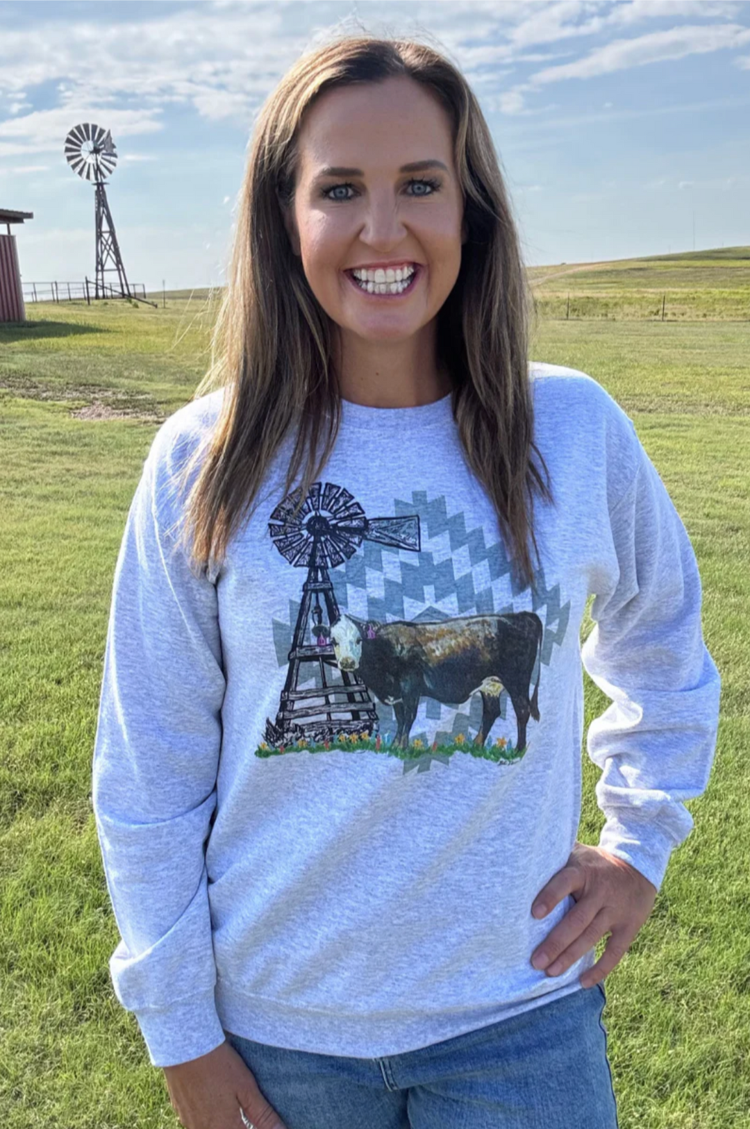 Sterling Kreek Painted Black Betty Pullover