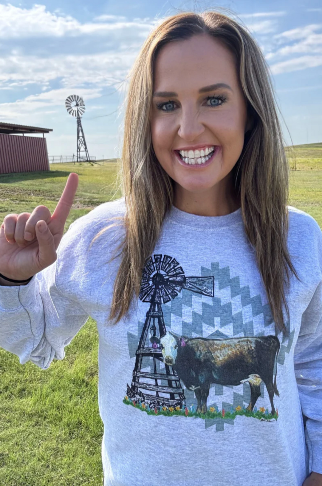 Sterling Kreek Painted Black Betty Pullover