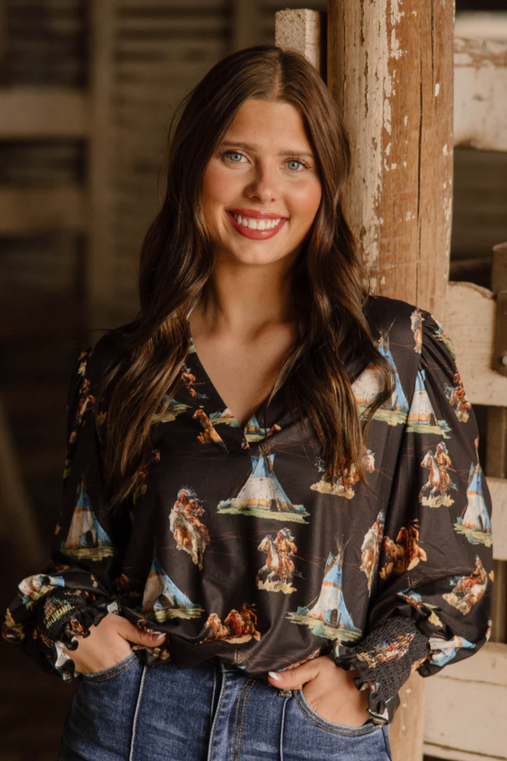 Sterling Kreek Wild Frontier Top