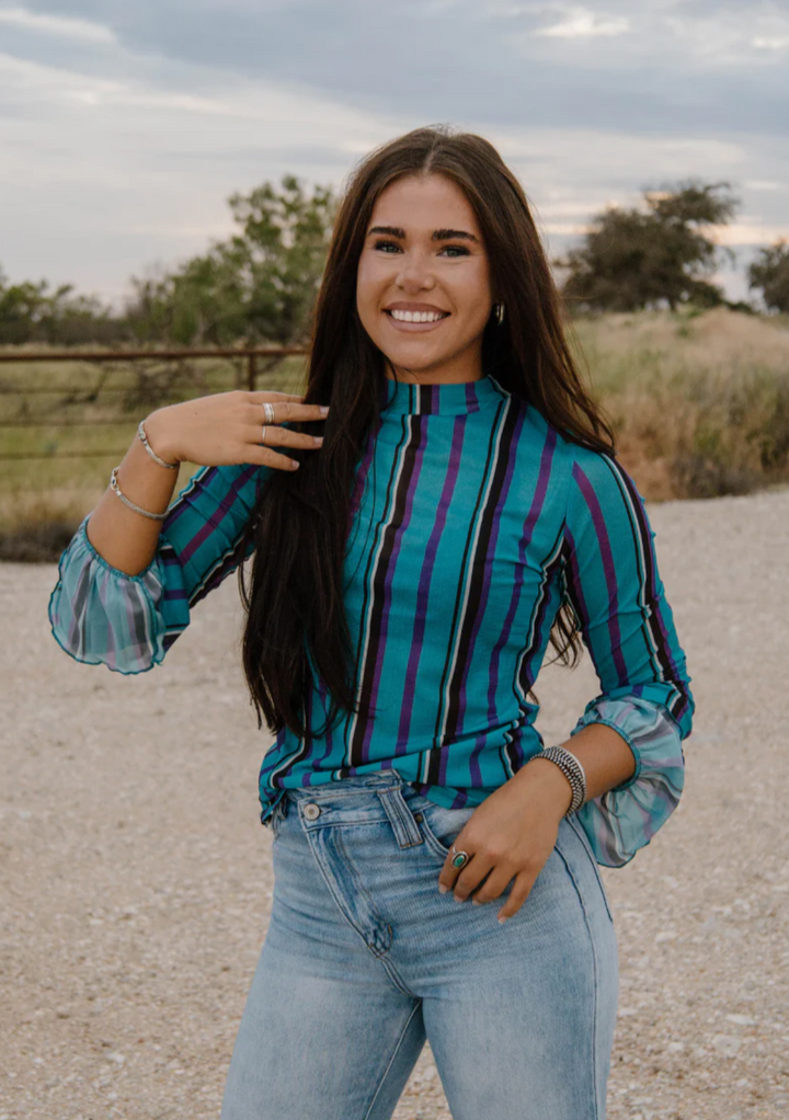 Sterling Kreek Gotta Be Me Mesh Top