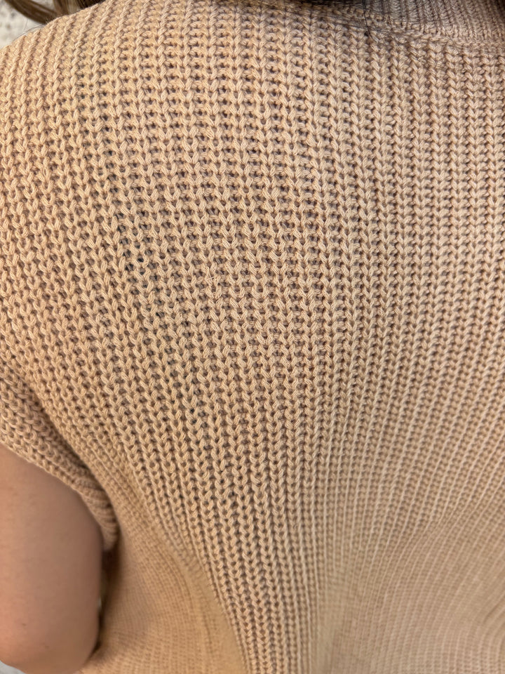 Sequin Horse Graphic Knitted Sweater Vest