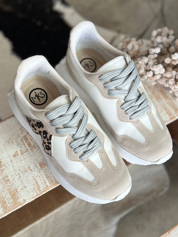Smith Tan Leopard Sneakers